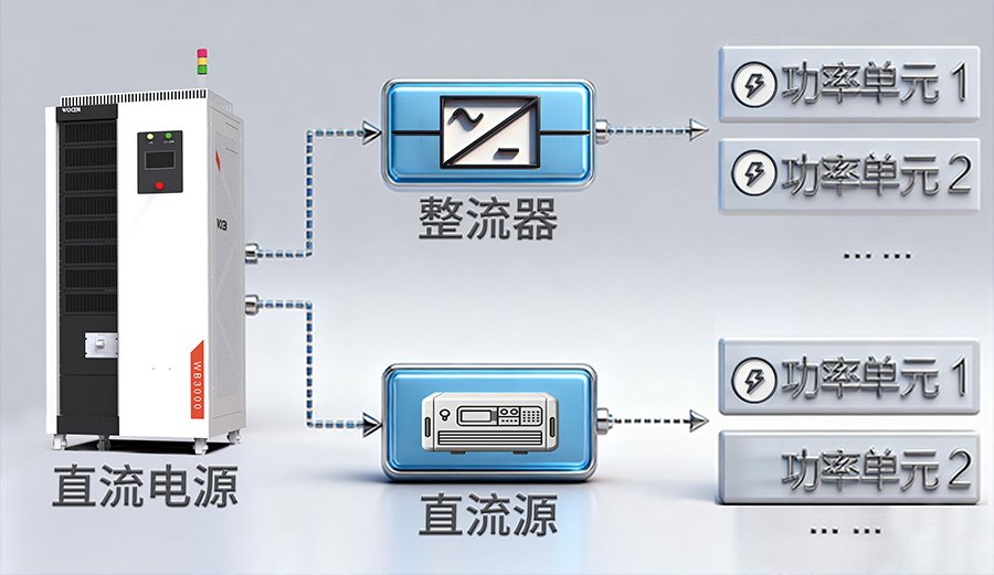双向直流测试电源高功率转换图片