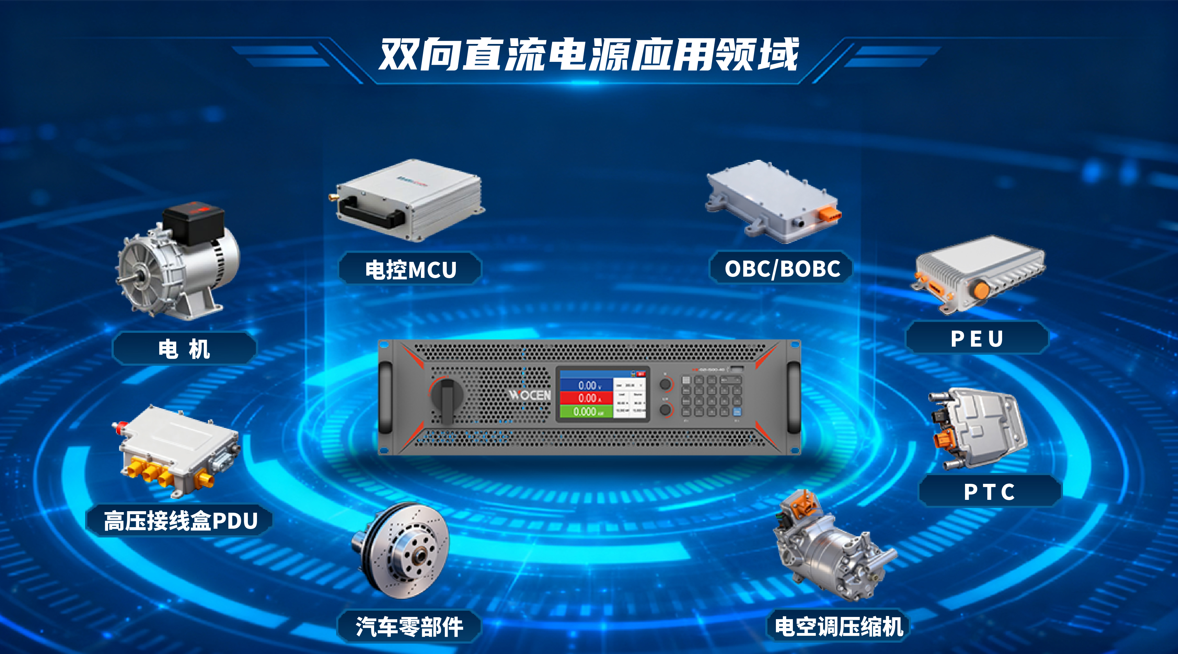 双向直流电源关键应用领域图片
